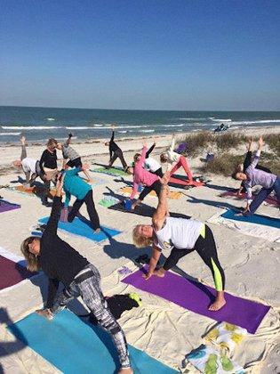 Yoga on the Beach