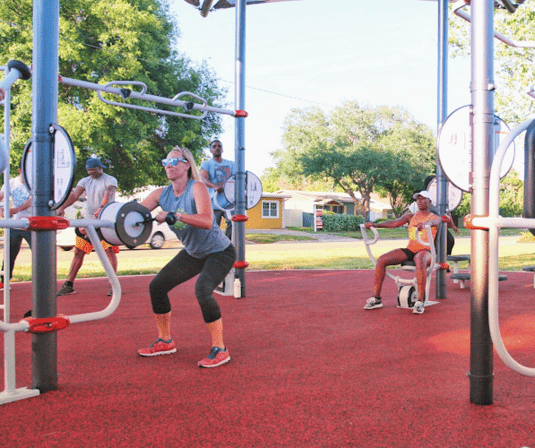Booker Creek FitLot Outdoor Fitness Park