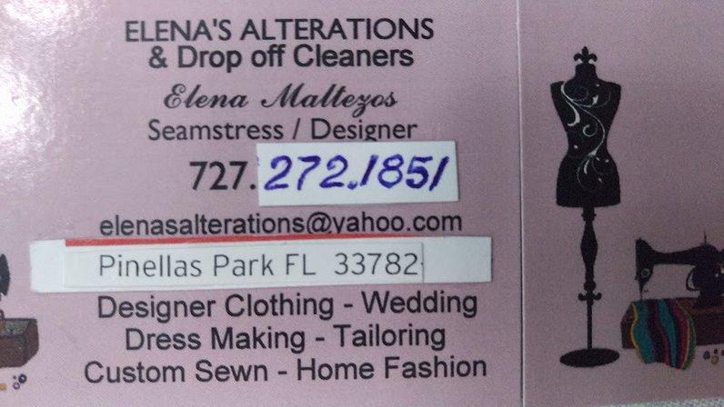 Elena's Alterations and Cleaners
