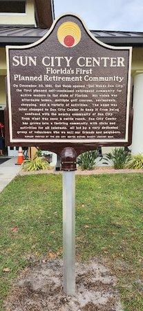 Sun City Center Historical Marker