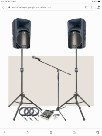 Speaker On A Stick