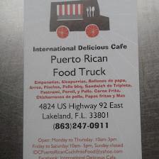 Puerto Rican Food Truck