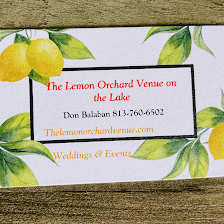 The Lemon orchard venue on the lake