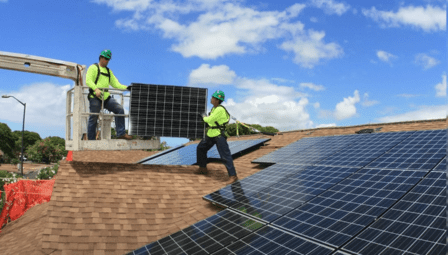Dynamic solar installation