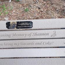 Shannon's Memorial Bench