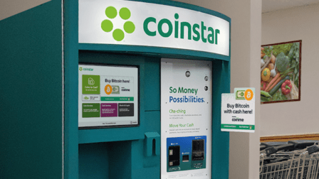 Coinstar Kiosk - Bitcoin ATM