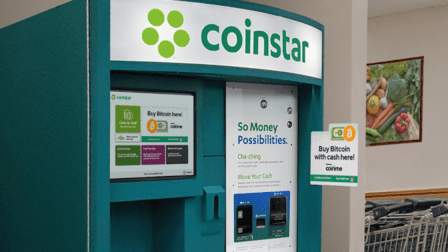Coinstar Kiosk - Bitcoin ATM