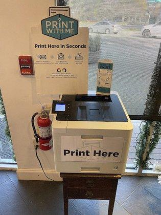 PrintWithMe Print Kiosk at The Blind Tiger Cafe - Westchase