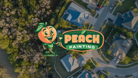 Peach Painting