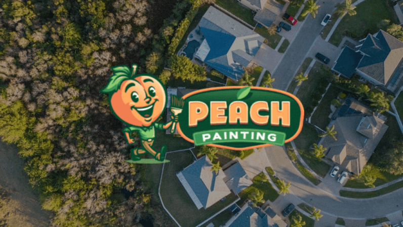 Peach Painting