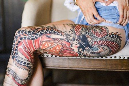 Tiger Temple Tattoo