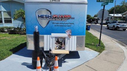 Mesh Guard Mobile Home Skirting