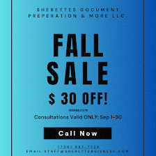 Sherette’s Document Preparation & More LLC