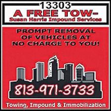 A Free Tow - Susan Harris Impound Services