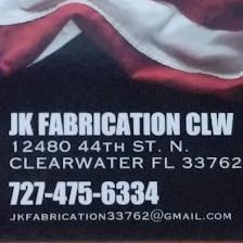 JK FABRICATION OF CLEARWATER