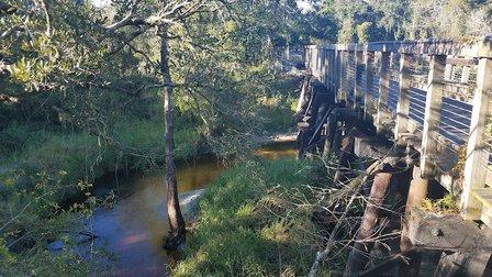 Historic Tampa Gulf Coast Railroad Trestle Bridge
