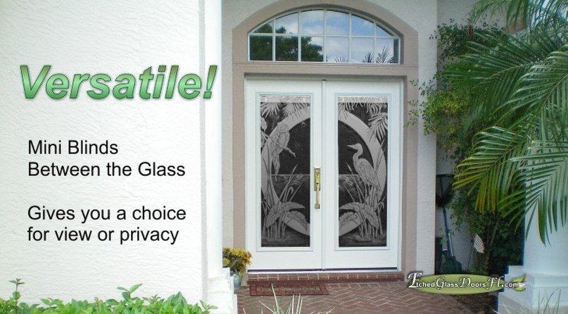 Etched Glass Doors FL