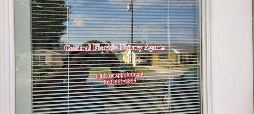 Central Florida Notary Agents ** PLEASE CALL FOR APPTS**