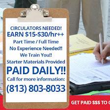Paid Petition Circulator Jobs