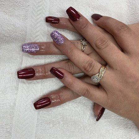 Pink & White Gel Nails & Spa