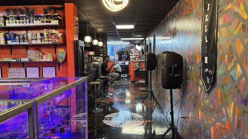 Ink Villains Tattoos VIP Tattoos, Barber and Smoke shop.