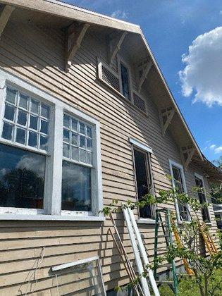 Wood Window Makeover