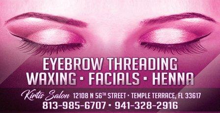 Kirtis Salon Eyebrow Threading