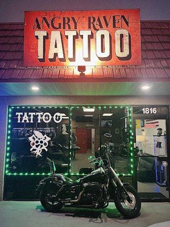 Angry Raven Tattoo