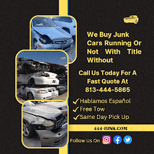 JUNK CARS 813-444-JUNK.COM