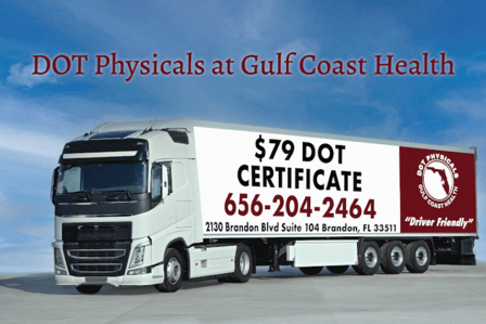 $79 DOT Physicals at Gulf Coast Health Tampa