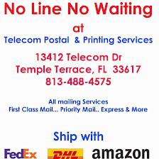 Telecom Postal And Printing Services