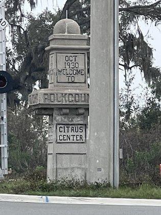 Polk County Citrus Center Monument