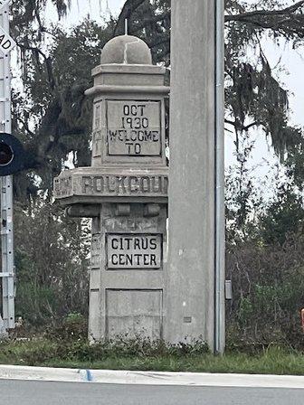 Polk County Citrus Center Monument