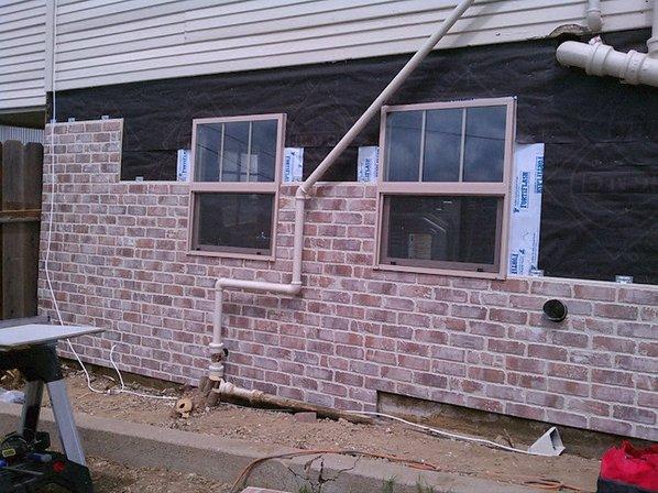 Faux Brickwork