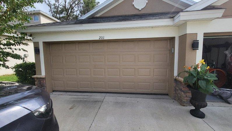 Garage Door On