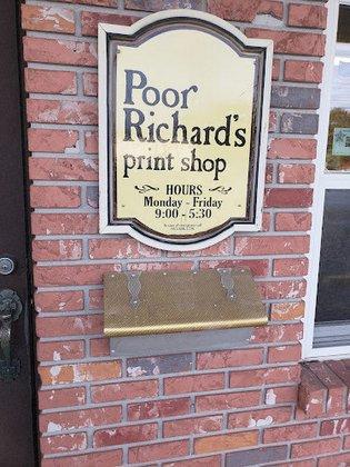 Poor Richard's Print Shop