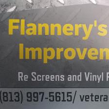 Replace Vinyl & Re Screens with Flannery's Home Improvements