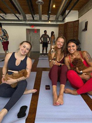 Puppy Pose Yoga