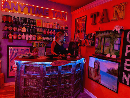 Anytime Tans salon,Clearwater