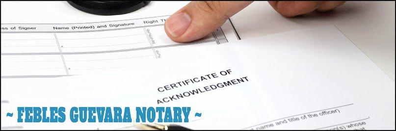 Febles Guevara Notary