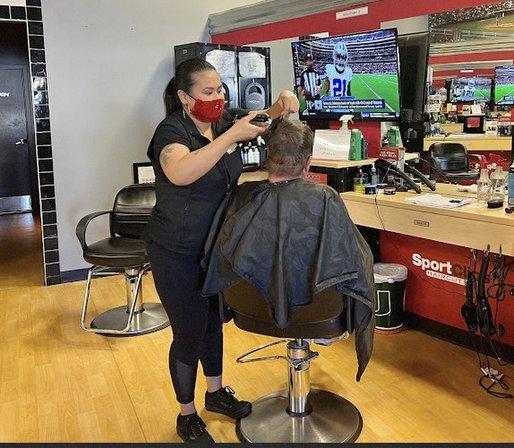 Sport Clips Haircuts of South Florida Ave. and Polk Pkwy.