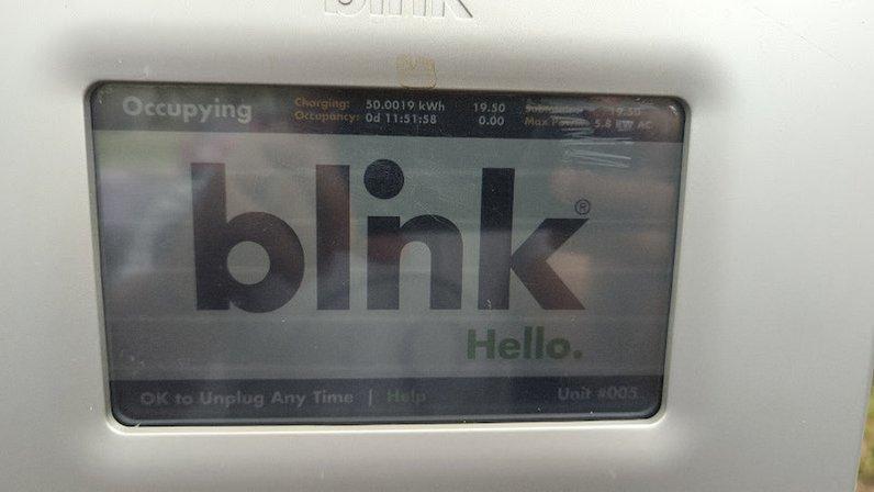 Blink Charging Station