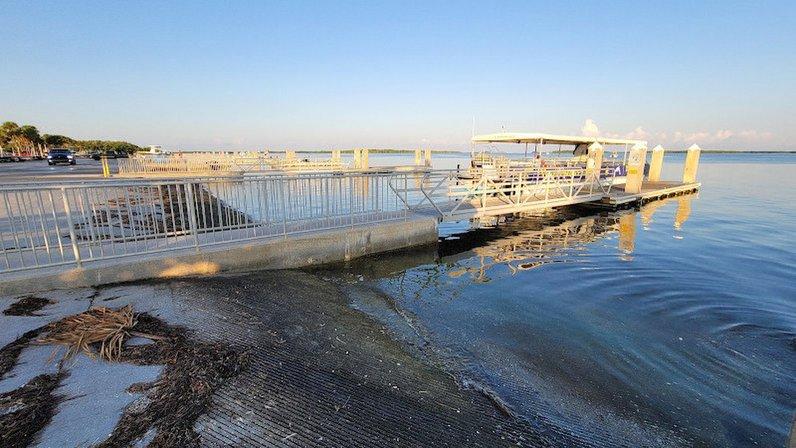 Fort De Soto Boat Ramp *only 1 floating dock operational at ramp*