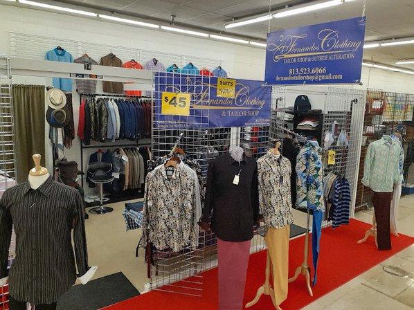 Fernando's clothing and tailor shop.
