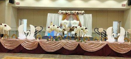 Glamour luxury luxe party rental