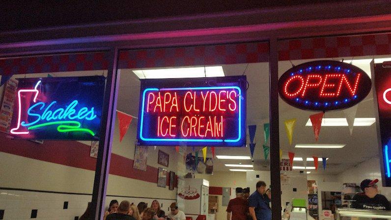 Papa Clyde's Two Ice Cream