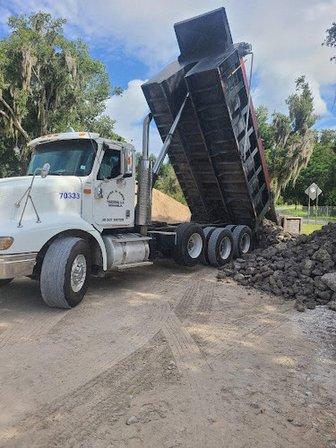 Dump truck services Reyes and Hance trucking llc