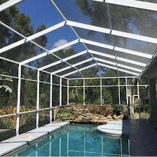Modern Pool Cage Painting