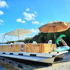 Tiki Boat And Floats