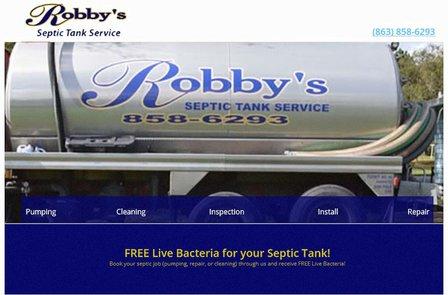 Robby's Septic Tank and Plumbing Service